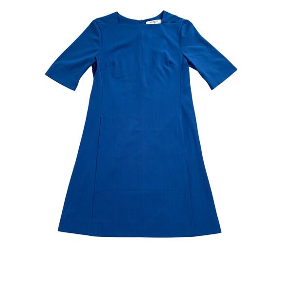 M.M.LAFLEUR THE EMILY DRESS SIDE POCKETS ANTI-ODOR RECYCLED BLUE WOMEN SIZE 8 - Picture 5 of 12